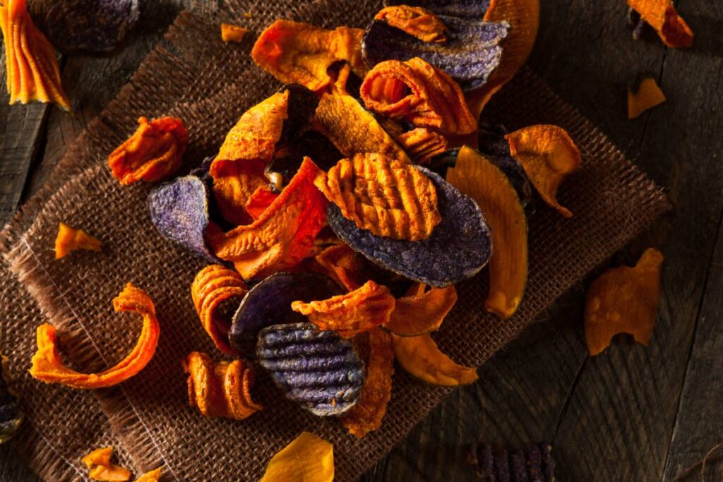Healthy Organic Vegetable Chips Ready to Eat